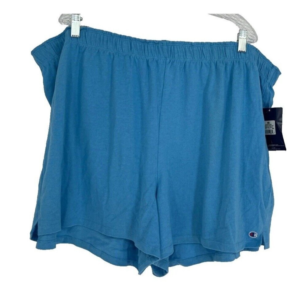 Champion Practice Shorts Women's Size 4X Active Blue AM112 NWT Gymcore